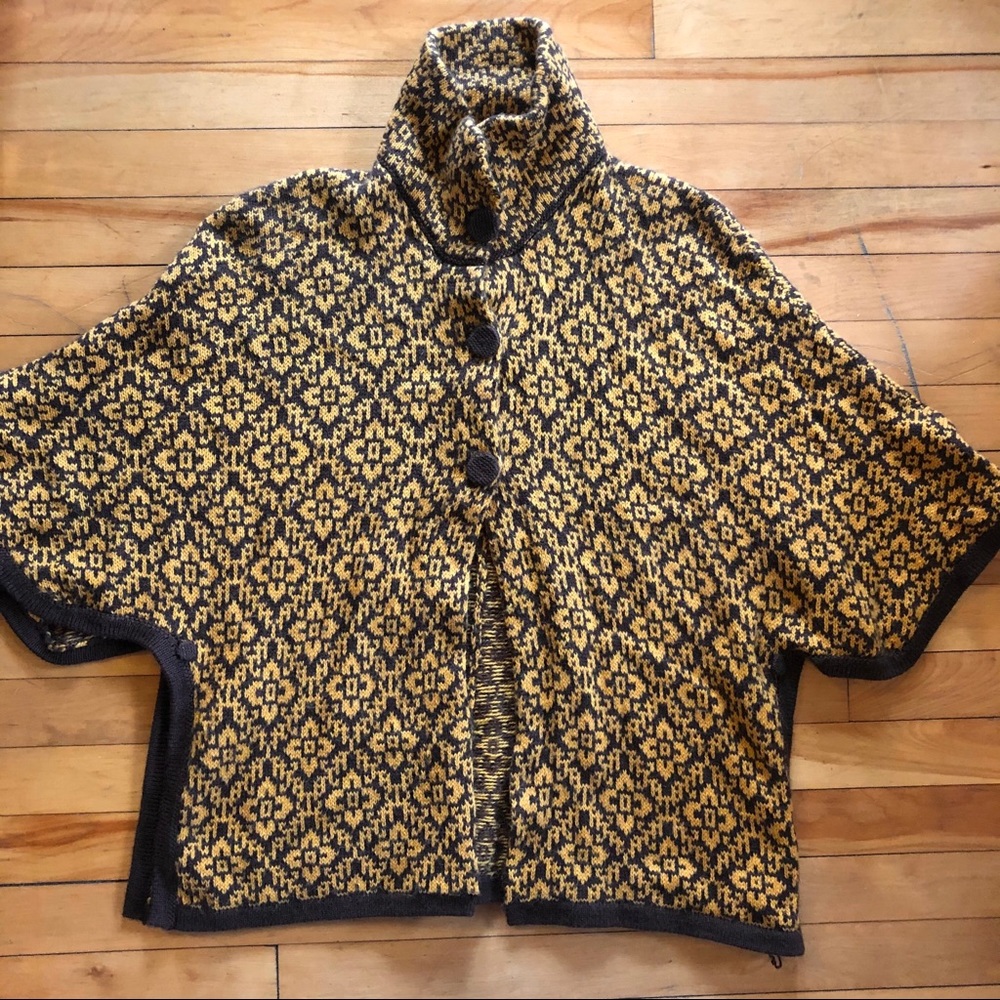 Alpaca Sweater Poncho